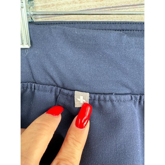 Figs Kanye Moto Scrub Slim Fit Pull On Pants Women's Size XS Navy - Picture 3 of 11